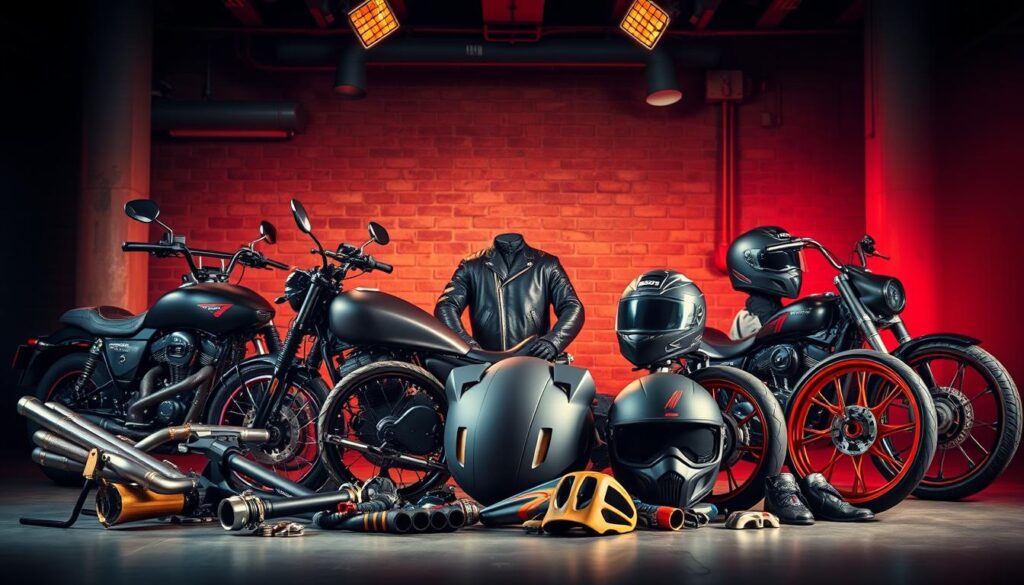 aksesoris motor custom