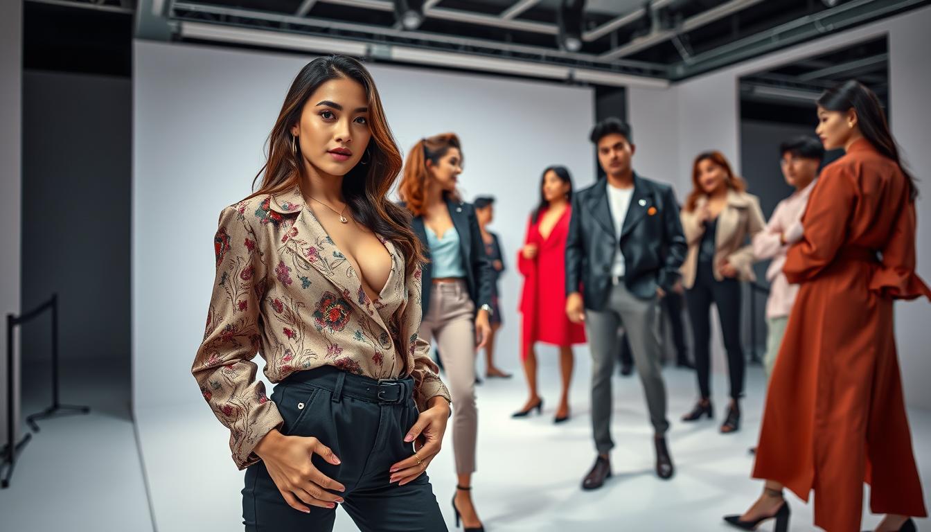 Gaya berpakaian artis