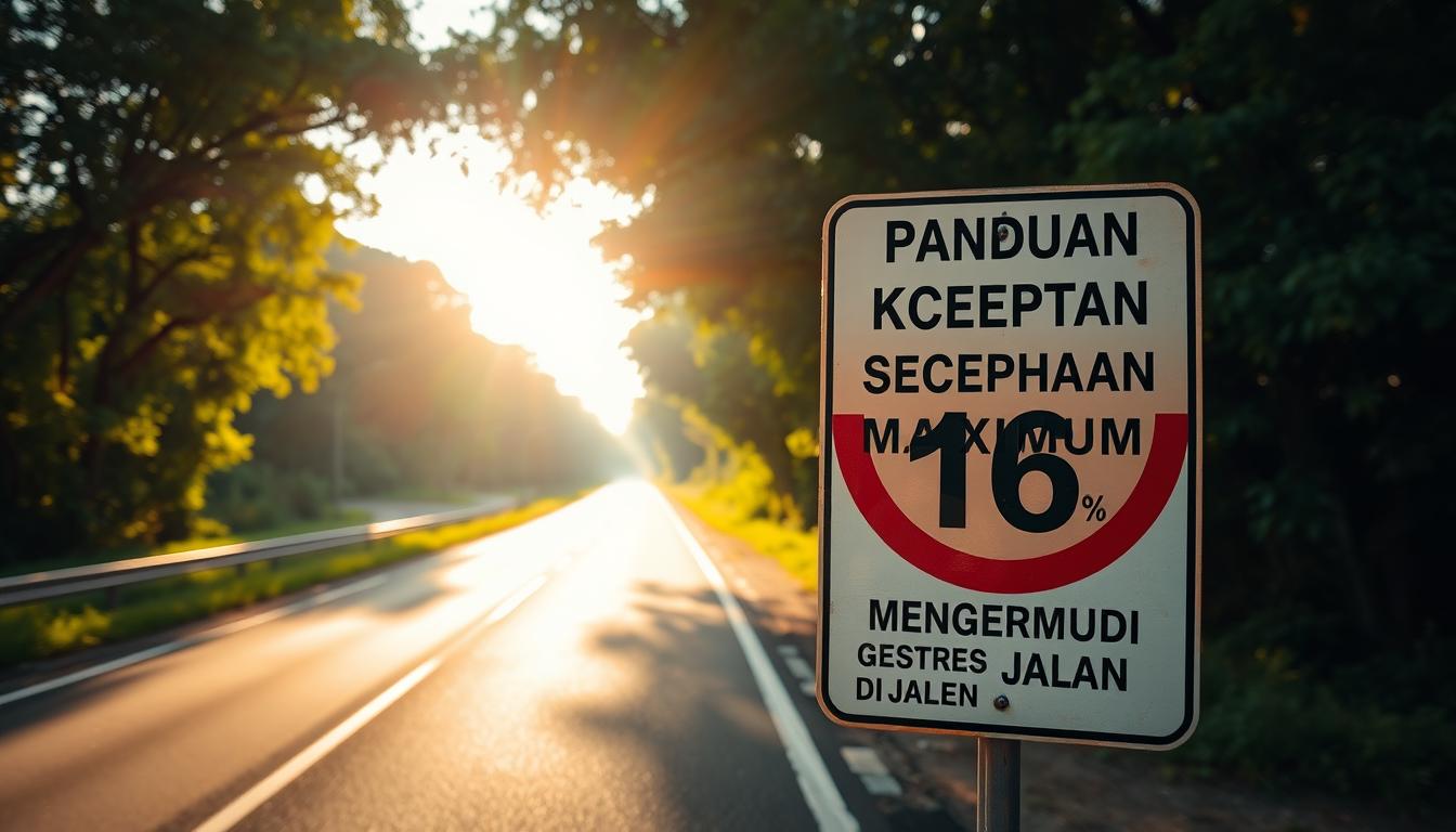 aturan lalu lintas kecepatan maksimum