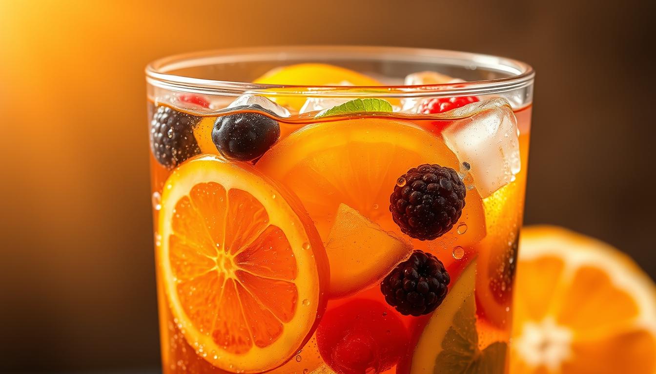 minuman teh rasa buah