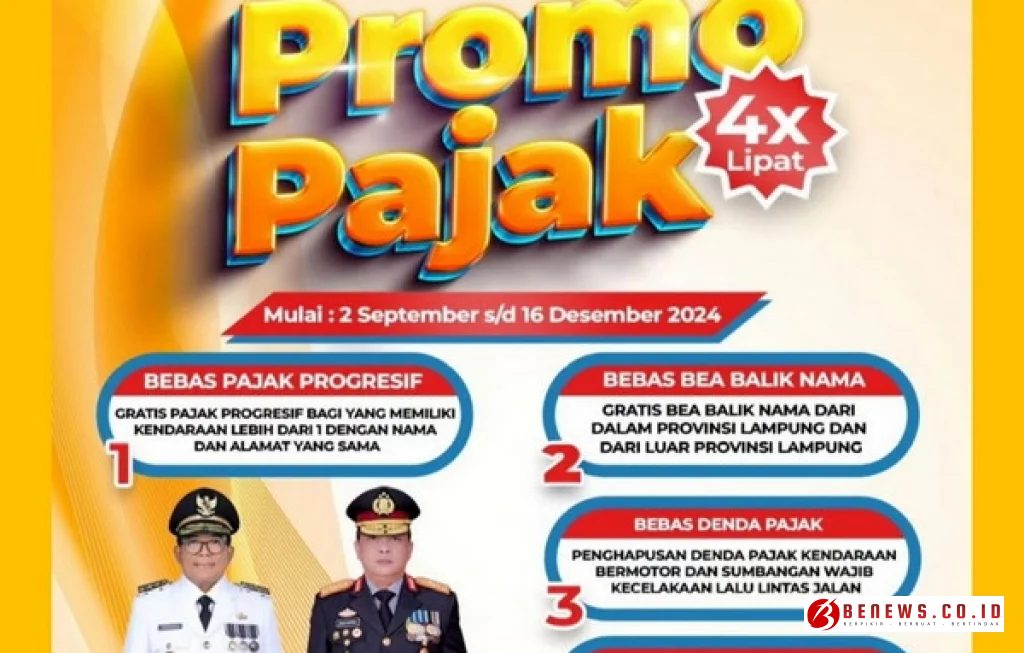 diskon pajak kendaraan Lampung