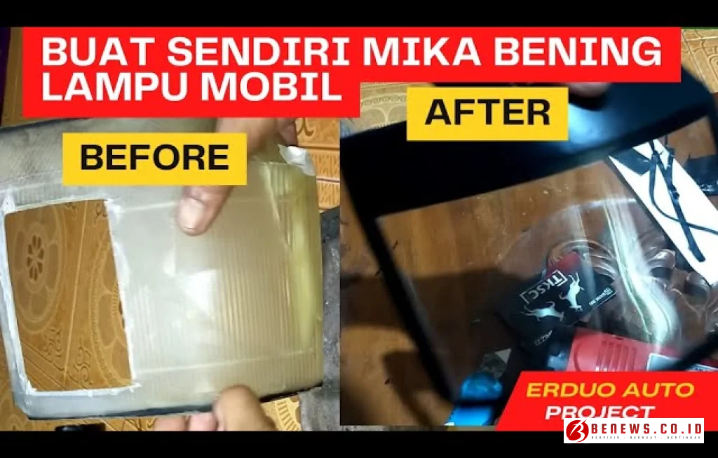 mika lampu mobil bening
