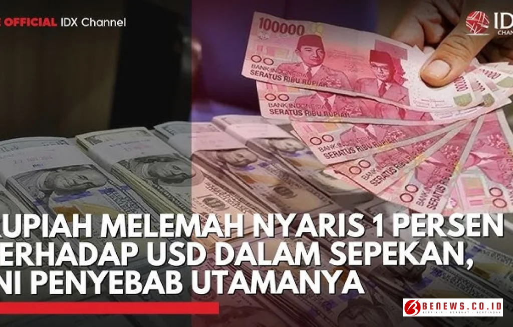 Rupiah Melemah Sepekan